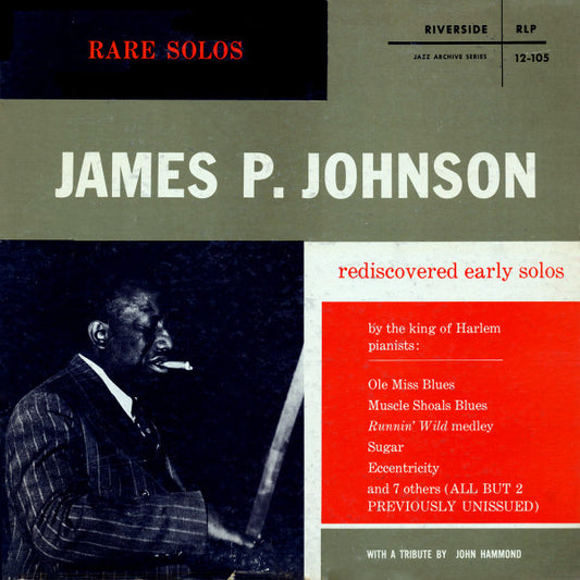 James Price Johnson : Rare Solos (LP, Album, Mono, Whi)