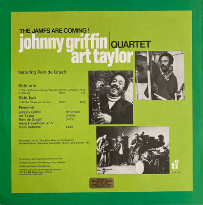 Johnny Griffin/Art Taylor Quartet : The Jamfs Are Coming! (LP, Album)