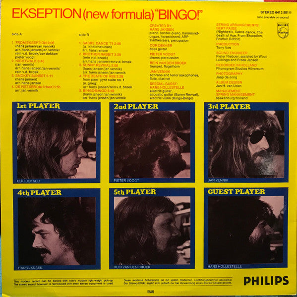 Ekseption : Bingo (LP, Album)