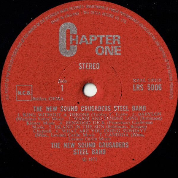 The New Sound Crusaders Steel Band : The New Sound Crusaders Steel Band (LP, Album)