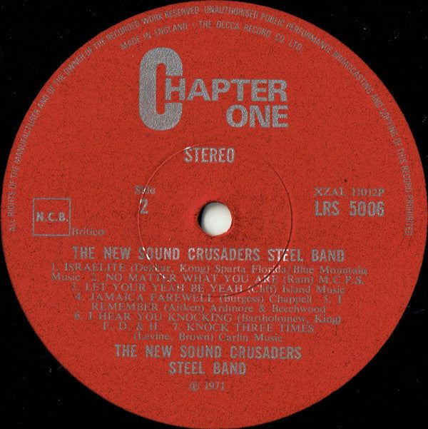 The New Sound Crusaders Steel Band : The New Sound Crusaders Steel Band (LP, Album)
