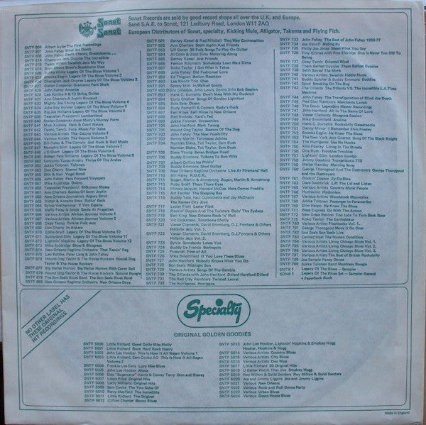 George Thorogood & The Destroyers : Move It On Over (LP, Album, Tra)