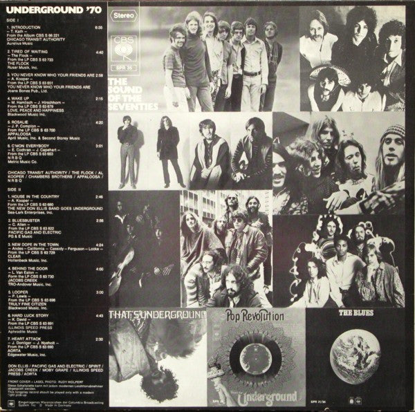 Various : Underground '70 (LP, Comp, Pur)