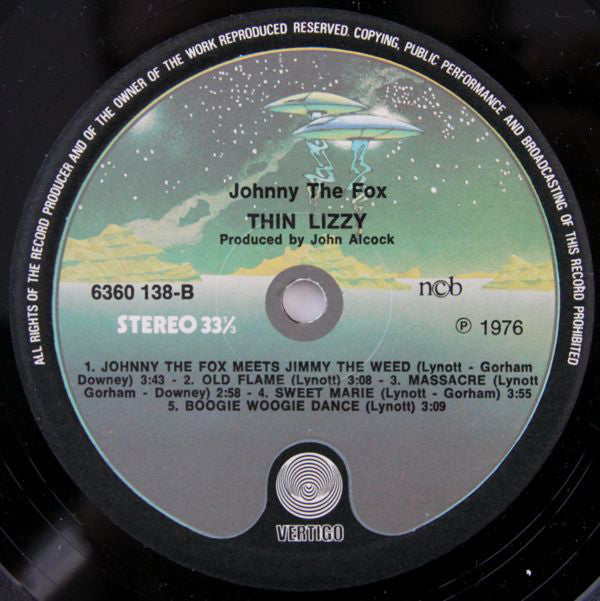 Thin Lizzy : Johnny The Fox (LP, Album)
