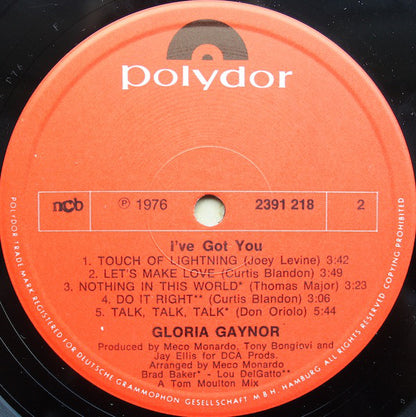 Gloria Gaynor : I've Got You (LP, Album)