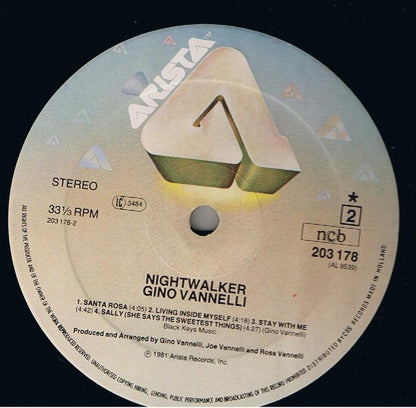 Gino Vannelli : Nightwalker (LP, Album)