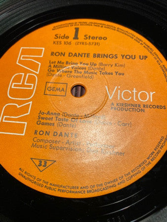 Ron Dante : Brings You Up (LP, Album)