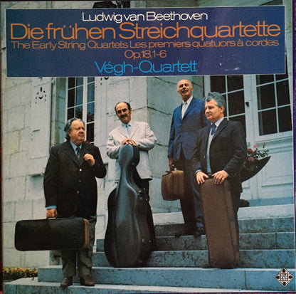 Ludwig van Beethoven - Quatuor Végh : Die Frühen Streichquartette Op. 18 Nr. 1-6 = The Early String Quartets = Les Premiers Quatuors À Cordes (3xLP + Box)