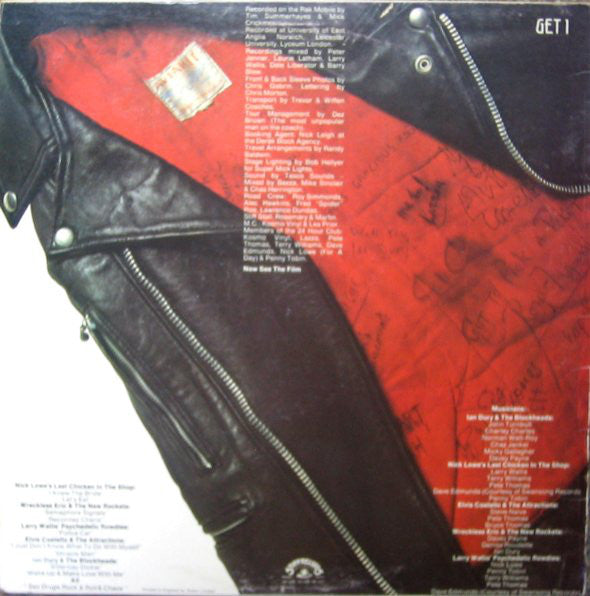 Various : Live Stiffs Live (LP, Album, Red)