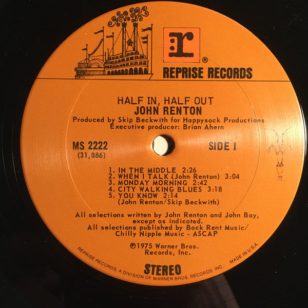 John Renton : Half In Half Out (LP)