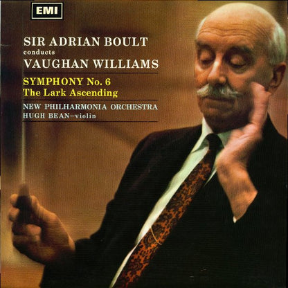 Sir Adrian Boult conducts Ralph Vaughan Williams, New Philharmonia Orchestra, Hugh Bean : Symphony No. 6 / The Lark Ascending (LP)