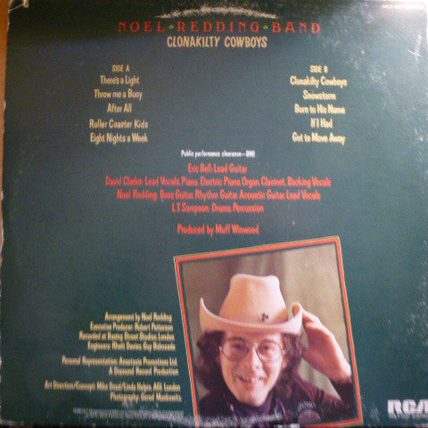 Noel Redding Band : Clonakilty Cowboys (LP, Album)