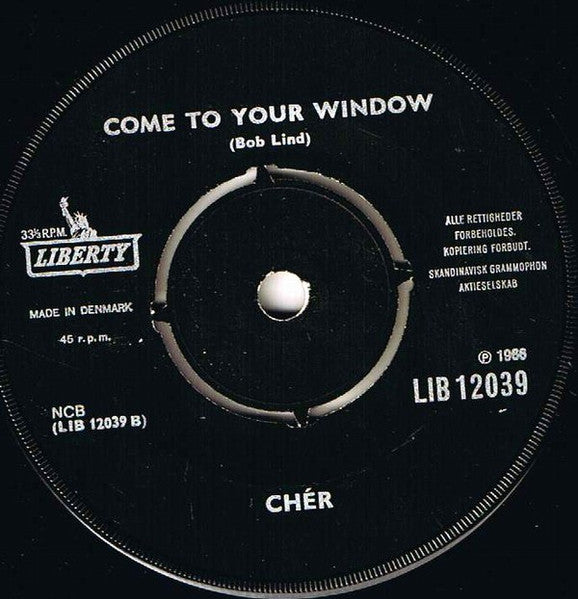 Cher : Sunny / Come To Your Window (7", Single)