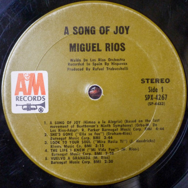 Miguel Ríos : A Song Of Joy (LP, Comp)