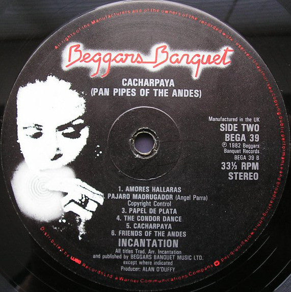 Incantation (2) : Cacharpaya (Panpipes Of The Andes) (LP, Album)
