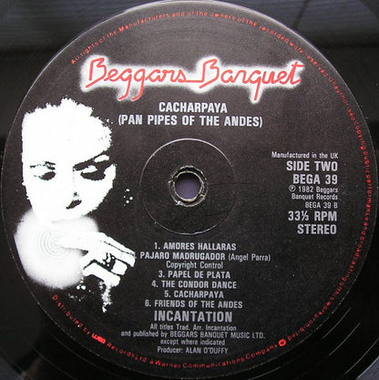 Incantation (2) : Cacharpaya (Panpipes Of The Andes) (LP, Album)