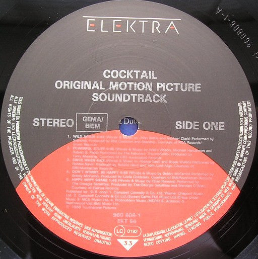 Various : Cocktail - Original Motion Picture Soundtrack (LP, Comp)