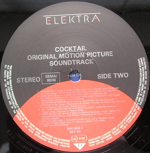 Various : Cocktail - Original Motion Picture Soundtrack (LP, Comp)