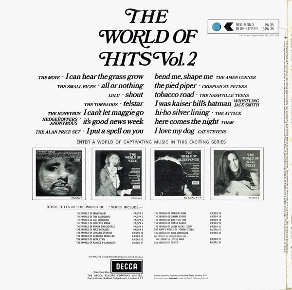 Various : The World Of Hits Vol. 2 (LP, Comp)