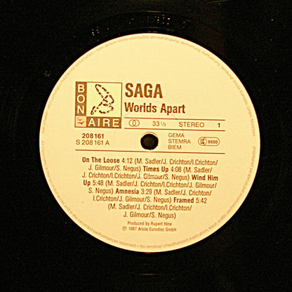 Saga (3) : Worlds Apart (LP, Album, RE)