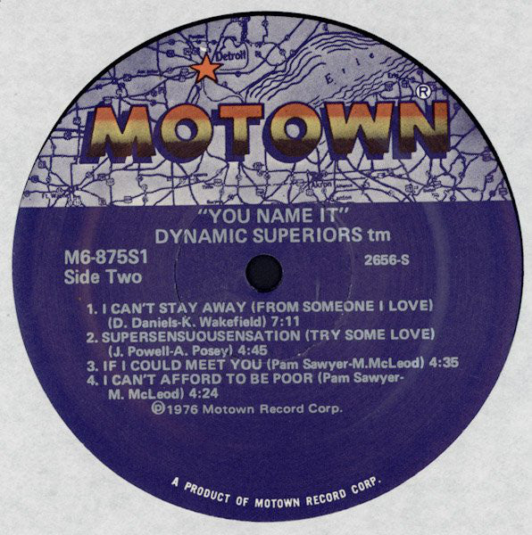 Dynamic Superiors : You Name It (LP, Album)