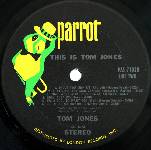 Tom Jones : This Is Tom Jones (LP, Album, Ter)