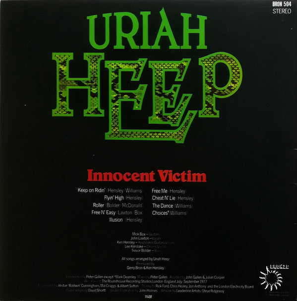 Uriah Heep : Innocent Victim (LP, Album)