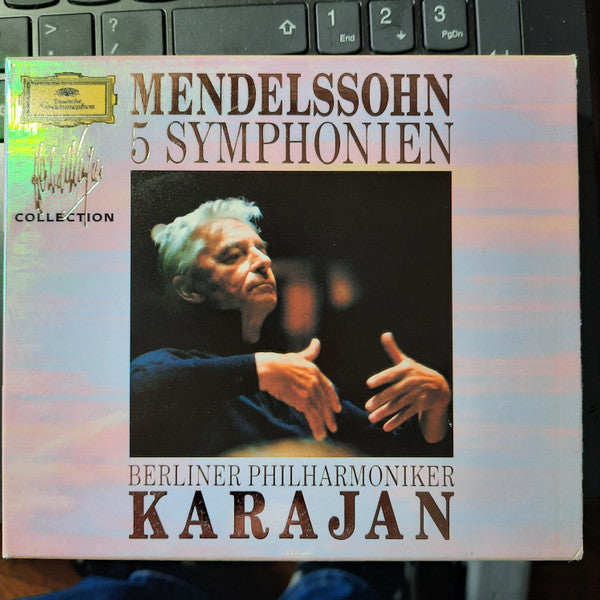 Felix Mendelssohn-Bartholdy, Berliner Philharmoniker, Herbert von Karajan : 5 Symphonien (3xCD, Comp)