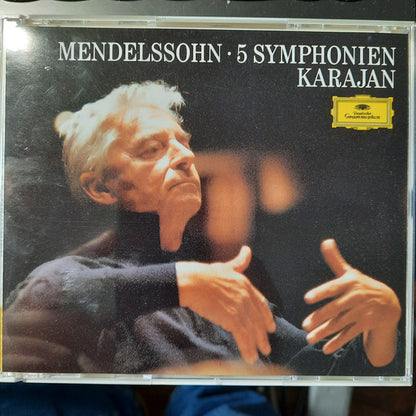 Felix Mendelssohn-Bartholdy, Berliner Philharmoniker, Herbert von Karajan : 5 Symphonien (3xCD, Comp)
