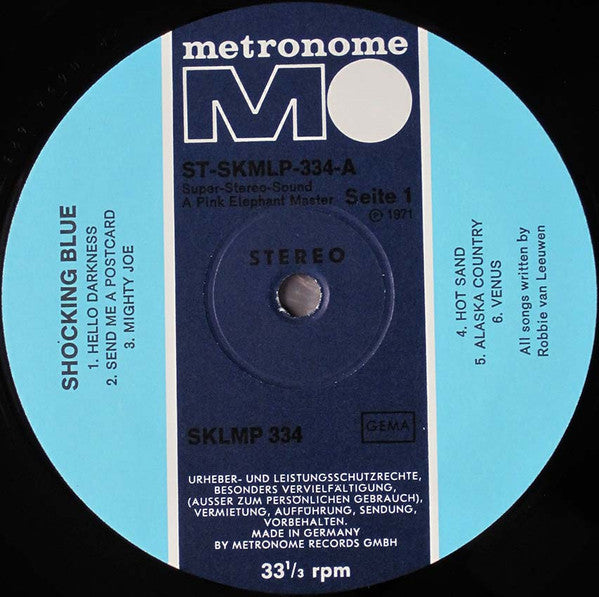 Shocking Blue : Shocking Blue (LP, Comp)