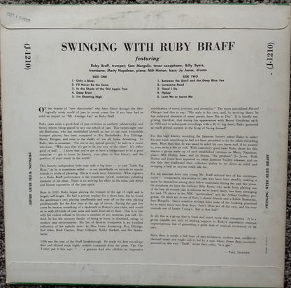 Ruby Braff : Swinging With Ruby Braff (LP, Comp, Mono, Scr)