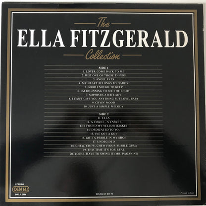 Ella Fitzgerald : The Ella Fitzgerald Collection - 20 Golden Greats (LP, Comp)