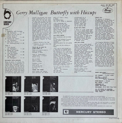 Gerry Mulligan : Butterfly With Hiccups (LP, Album)