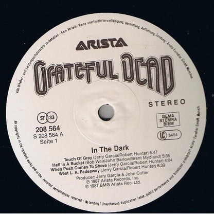 The Grateful Dead : In The Dark (LP, Album)