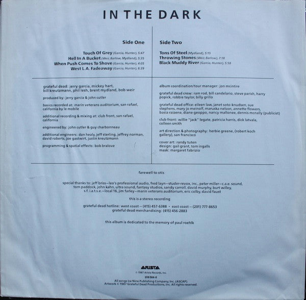 The Grateful Dead : In The Dark (LP, Album)