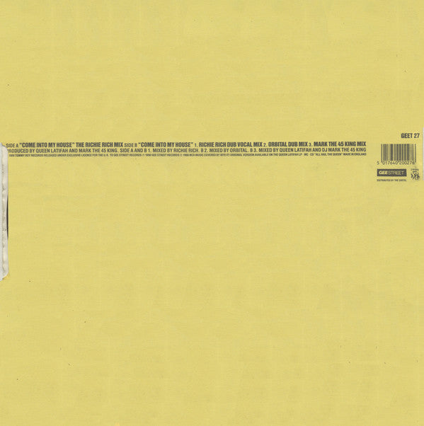 Queen Latifah : Come Into My House (The Richie Rich Mix) (12")