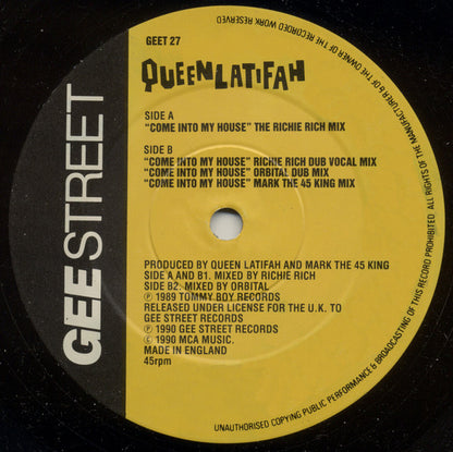 Queen Latifah : Come Into My House (The Richie Rich Mix) (12")