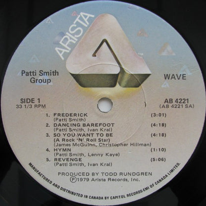 Patti Smith Group : Wave (LP, Album)