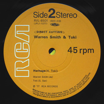 Warren Smith & Hidefumi Toki : Duologue / Heritage (12", Album, EP)