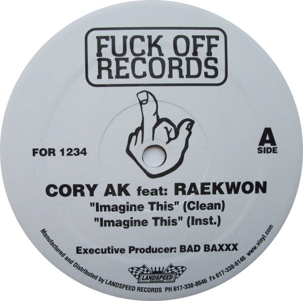 Cory Ak : Imagine This (12")