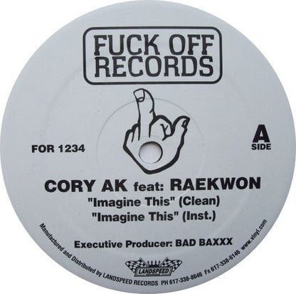 Cory Ak : Imagine This (12")