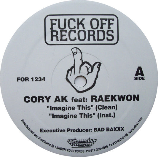 Cory Ak : Imagine This (12")