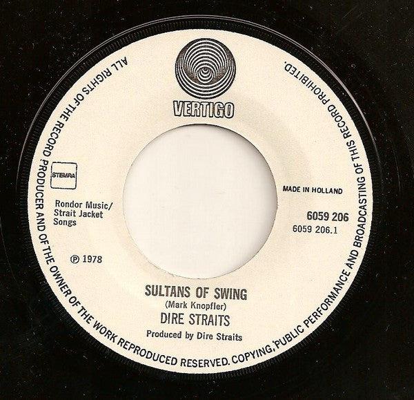 Dire Straits : Sultans Of Swing (7", Single)