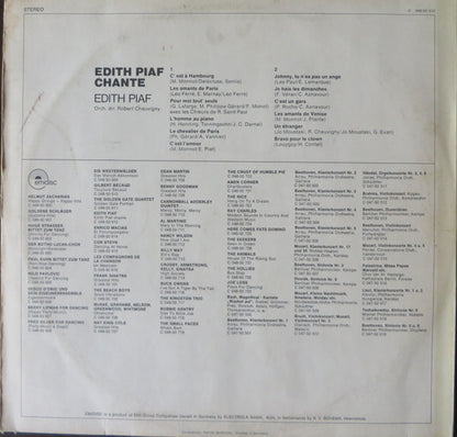 Edith Piaf : Chante (LP, Comp, RE)