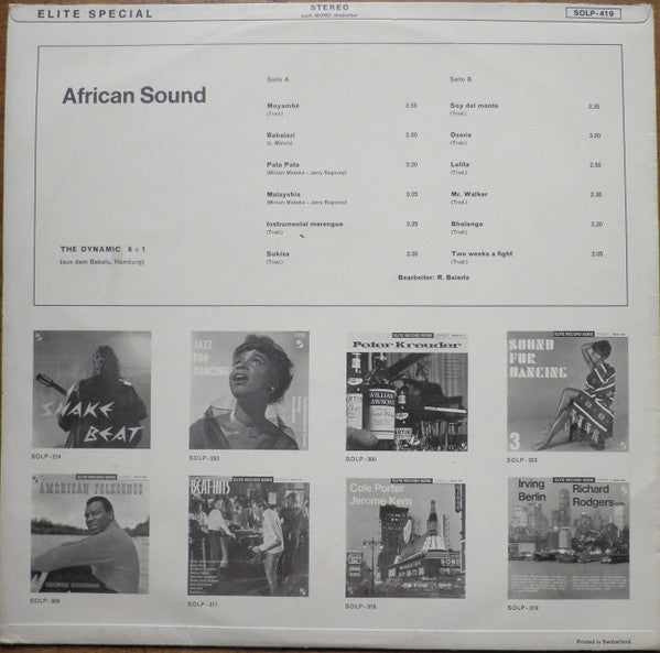 The Dynamic 6 + 1 : African Sound (LP)