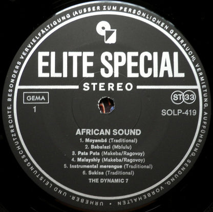 The Dynamic 6 + 1 : African Sound (LP)