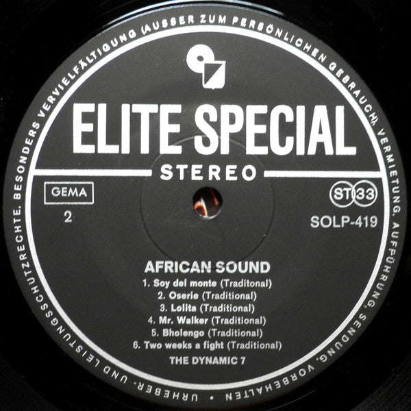 The Dynamic 6 + 1 : African Sound (LP)