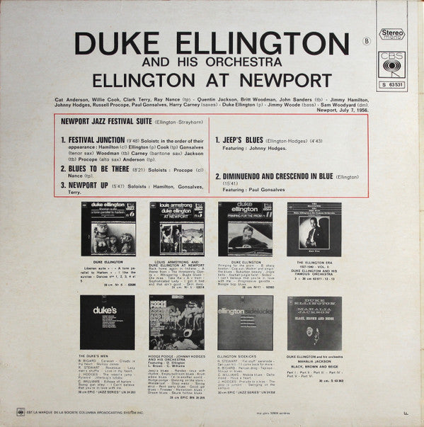 Duke Ellington And His Orchestra : Ellington At Newport (LP, Album)