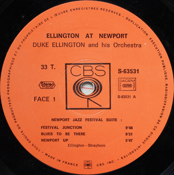 Duke Ellington And His Orchestra : Ellington At Newport (LP, Album)