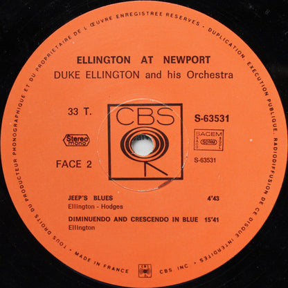 Duke Ellington And His Orchestra : Ellington At Newport (LP, Album)